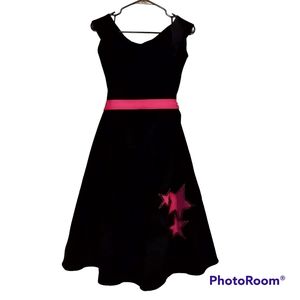 COPY - Torrid Vintage 90's Black and Pink Star Dress